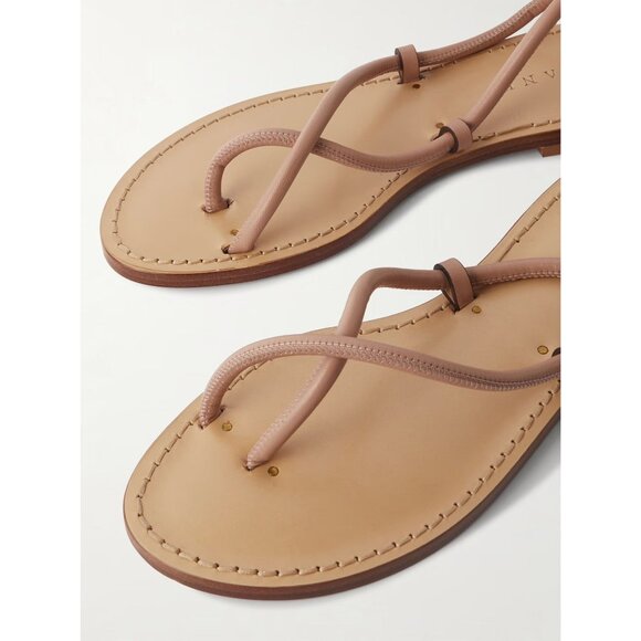 Amanu Kilimanjaro Sandals in Blush 39 New with Box Womens Wrap Flats - Picture 14 of 16